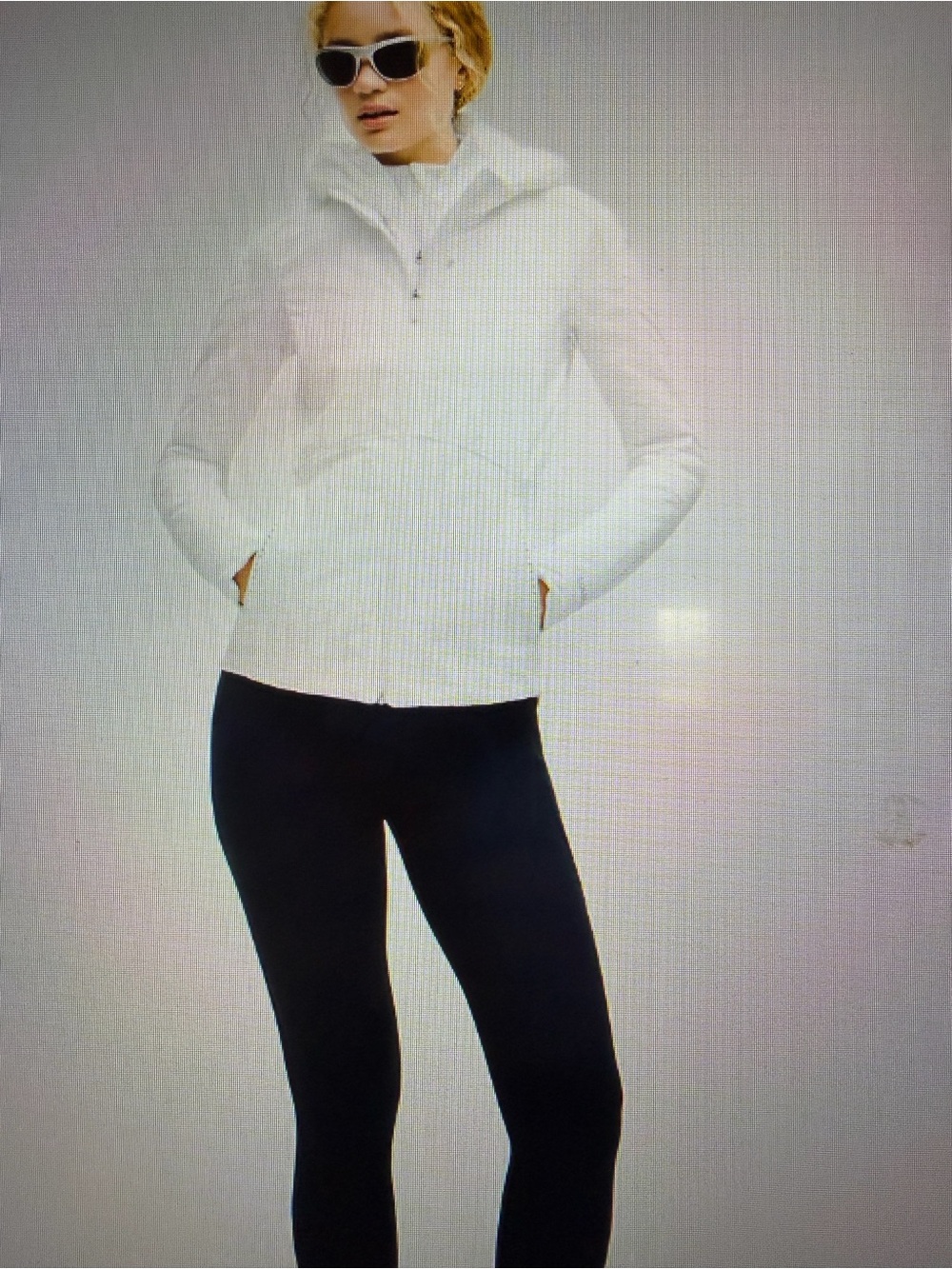 lululemon athletica Cream Puffer Jacket